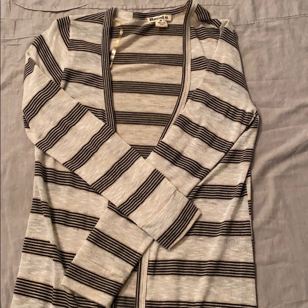 A long sleeve long cardigan